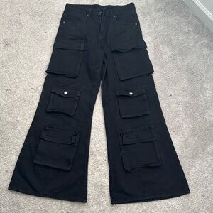 Men black jeans